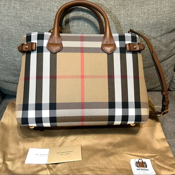 Burberry medium Banner House Check shoulder bag - Picture 7 of 12